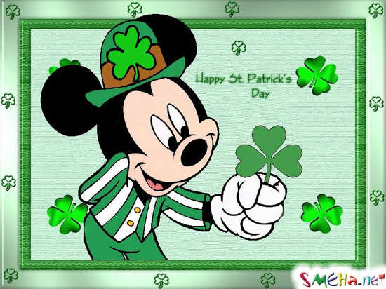 Открытки с днём Святого Патрика скачать онлайн бесплатно.    