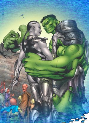 Открытки с Кайерой из комиксов про Халка скачать бесплатно. 
