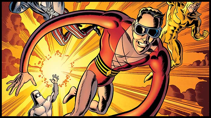 Открытки с Пластичным Человеком по комиксам от ДС скачать бесплатно.