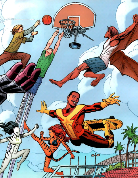 Открытки с Реактивным Гонщиком из комиксов Вселенной Марвел.