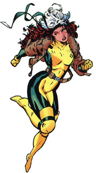 Открытки с Роуг из комиксов про Людей Икс Вселенной Марвел. 