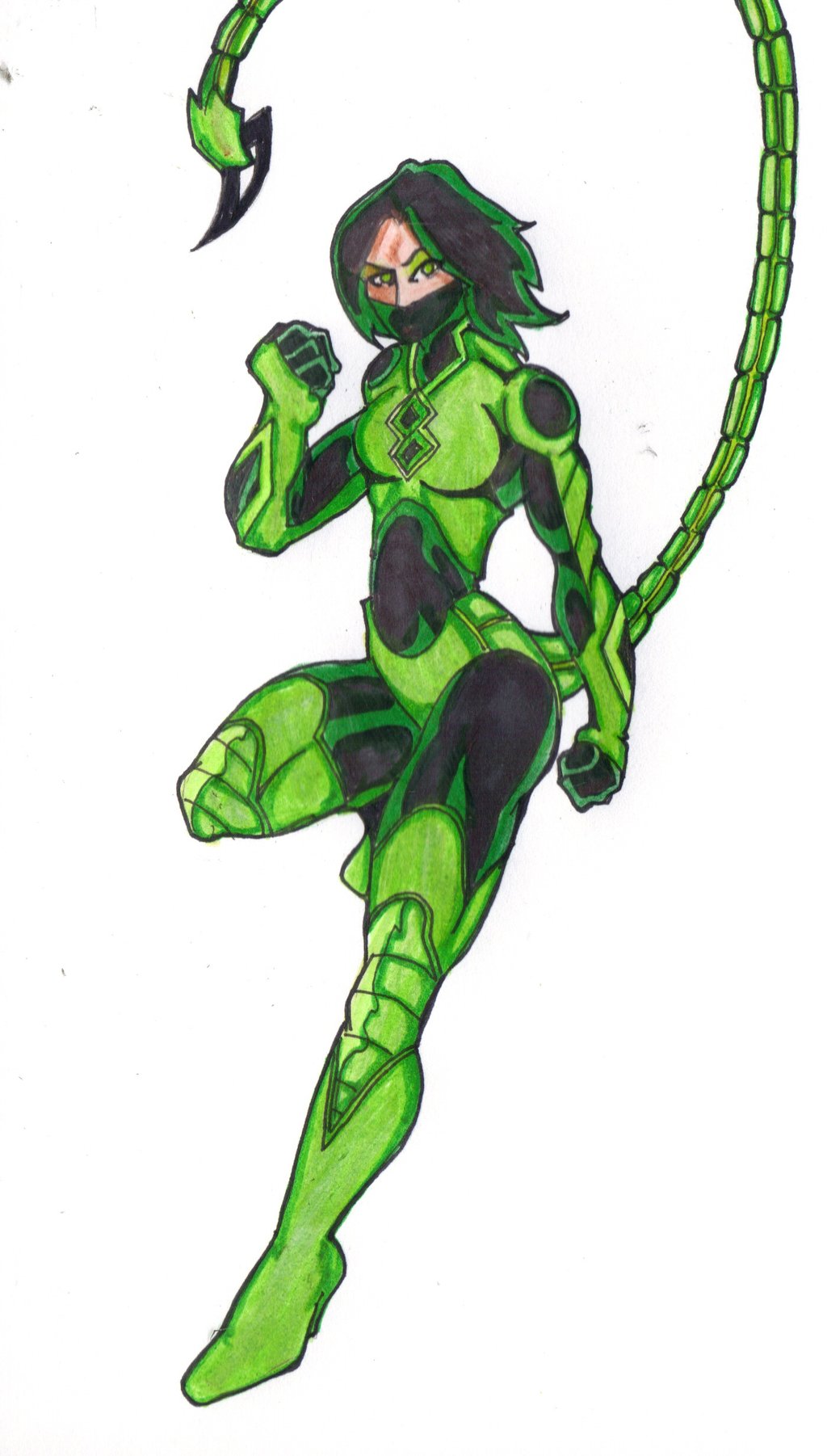 Открытки со Скорпией из комиксов Вселенной Марвел скачать бесплатно.