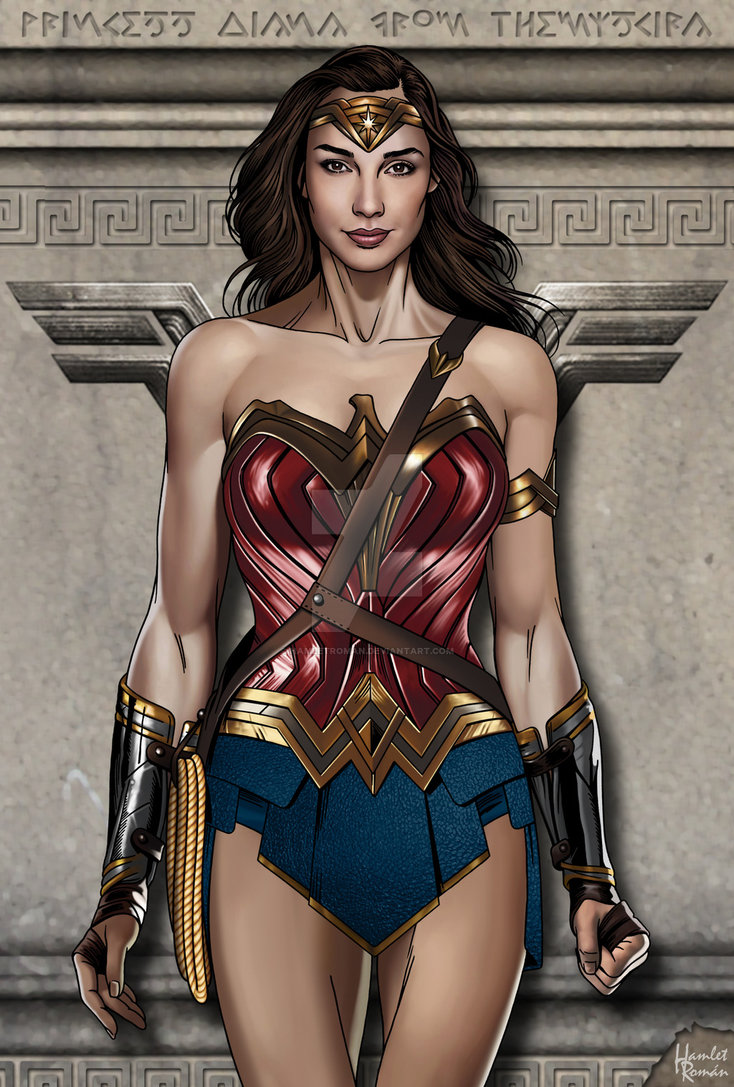 Открытки с Чудо Женщиной скачать бесплатно. Открытки с Чудо Женщиной онлайн.