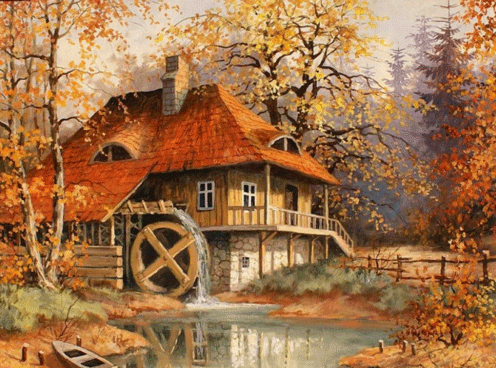 Открытки с мельницами скачать бесплатно. Открытки с мельницами онлайн бесплатно.