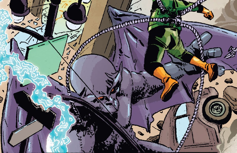 Открытки с Человеком Драконом врагом Капитана Америки из комиксов.