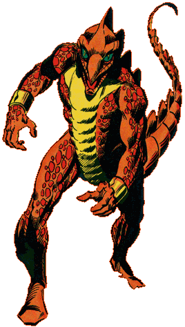 Открытки со Стегроном злодеем из комиксов Вселенной Марвел. 