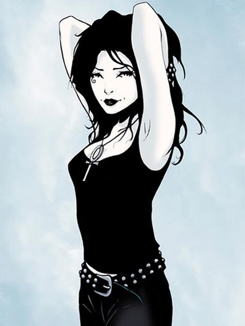 Открытки со Смертью из Вселенной комиксов ДС скачать бесплатно.