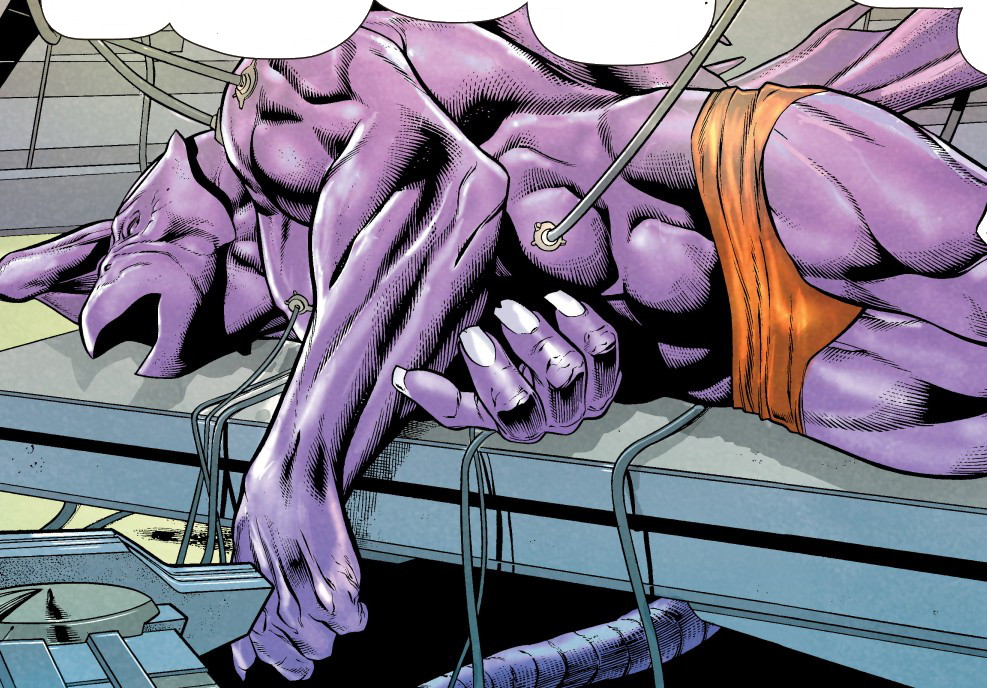 Открытки с Человеком Драконом врагом Капитана Америки из комиксов.