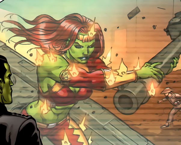 Открытки с Лирой персонажем из комиксов Вселенной Марвел.    