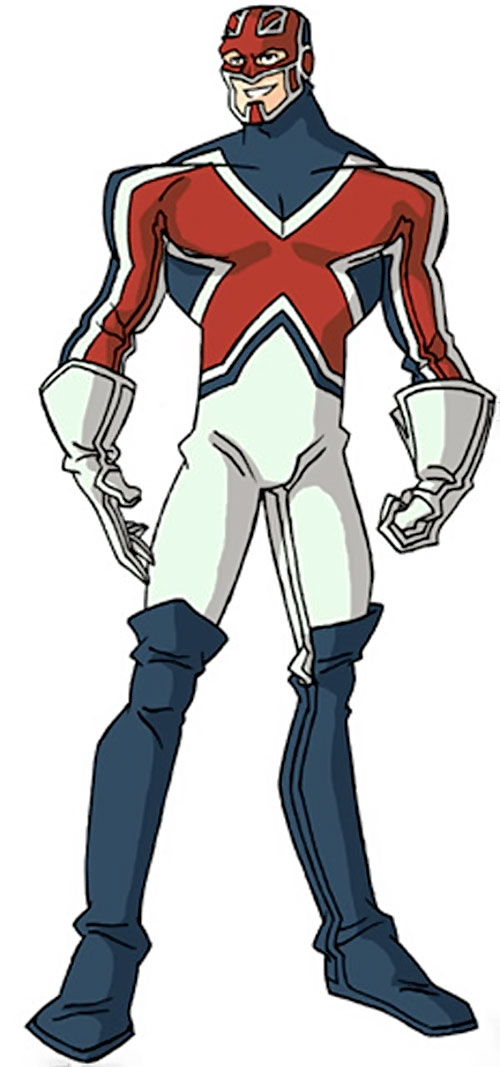 Открытки с Капитаном Британией из комиксов Марвел скачать.   