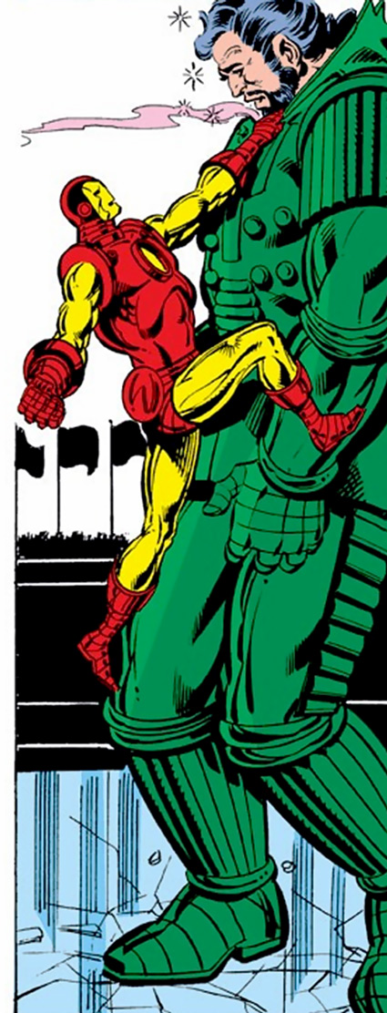 Открытки с Титановым Человеком врагом Железного Человека из комиксов.