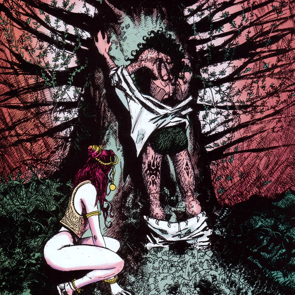 Открытки с Некрой Синклейр из комиксов Вселенной Марвел.    