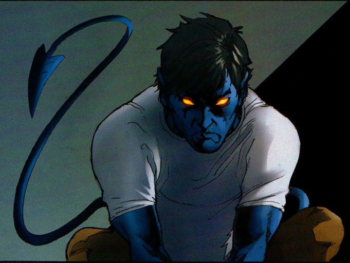 Открытки с Ночным Змеем из Людей Икс. Открытки с Куртом Вагнером.