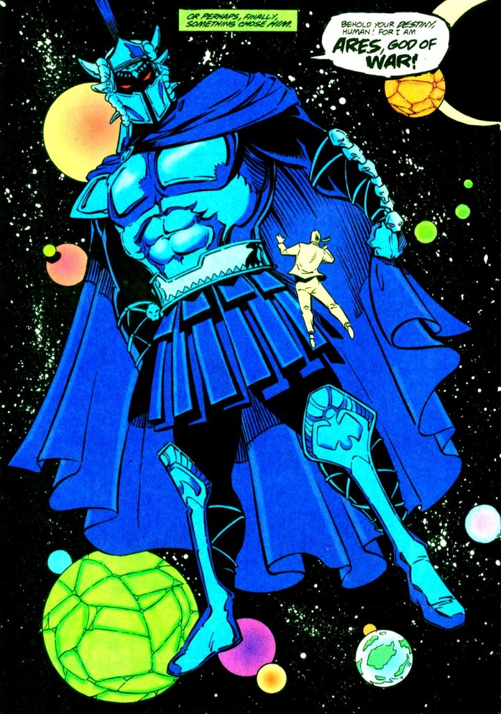 Открытки с Аресом из комиксов Вселенной Марвел скачать бесплатно.