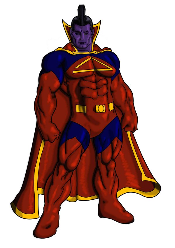 Открытки с Гладиатором злодеем из комиксов Вселенной Марвел.