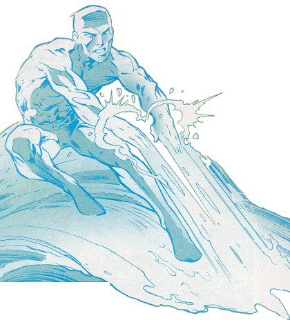 Открытки с Айсменом из Людей Икс. Открытки с Айсменом по комиксам.