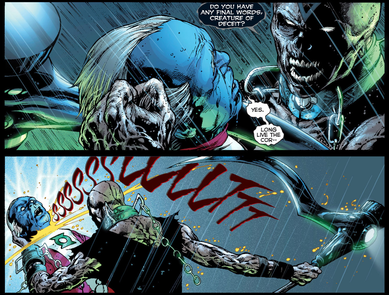 Открытки с Некроном страшным злодеем из комиксов ДС скачать.