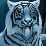 Открытки с белым тигром скачать. Открытки с белым тигром бесплатно.