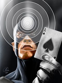 Открытки с Меченым из комиксов Вселенной Марвел скачать бесплатно.