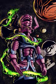 Открытки с Галактусом суперзлодеем из Вселенной Марвел скачать.