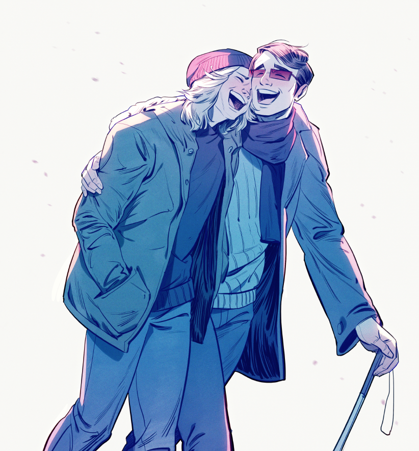 Открытки с Фрэнклином Фогги Нельсоном из комиксов от Марвел.