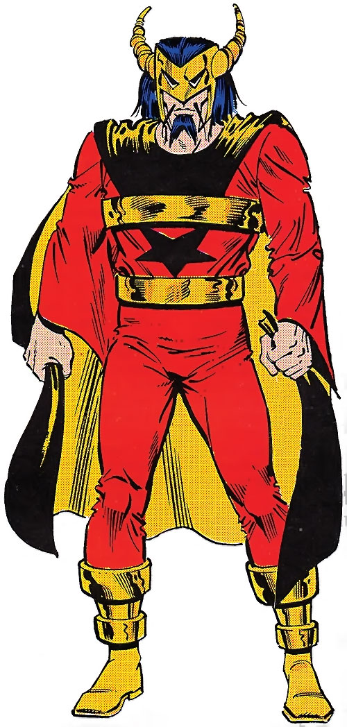 Открытки с Мастером Пандемониумом из комиксов Вселенной Марвел.