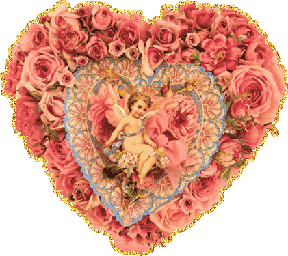 Открытки с сердцем из роз скачать бесплатно. Открытки с сердцем из роз онлайн.