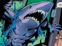 Открытки с Королём Акул скачать бесплатно по комиксам ДС.    