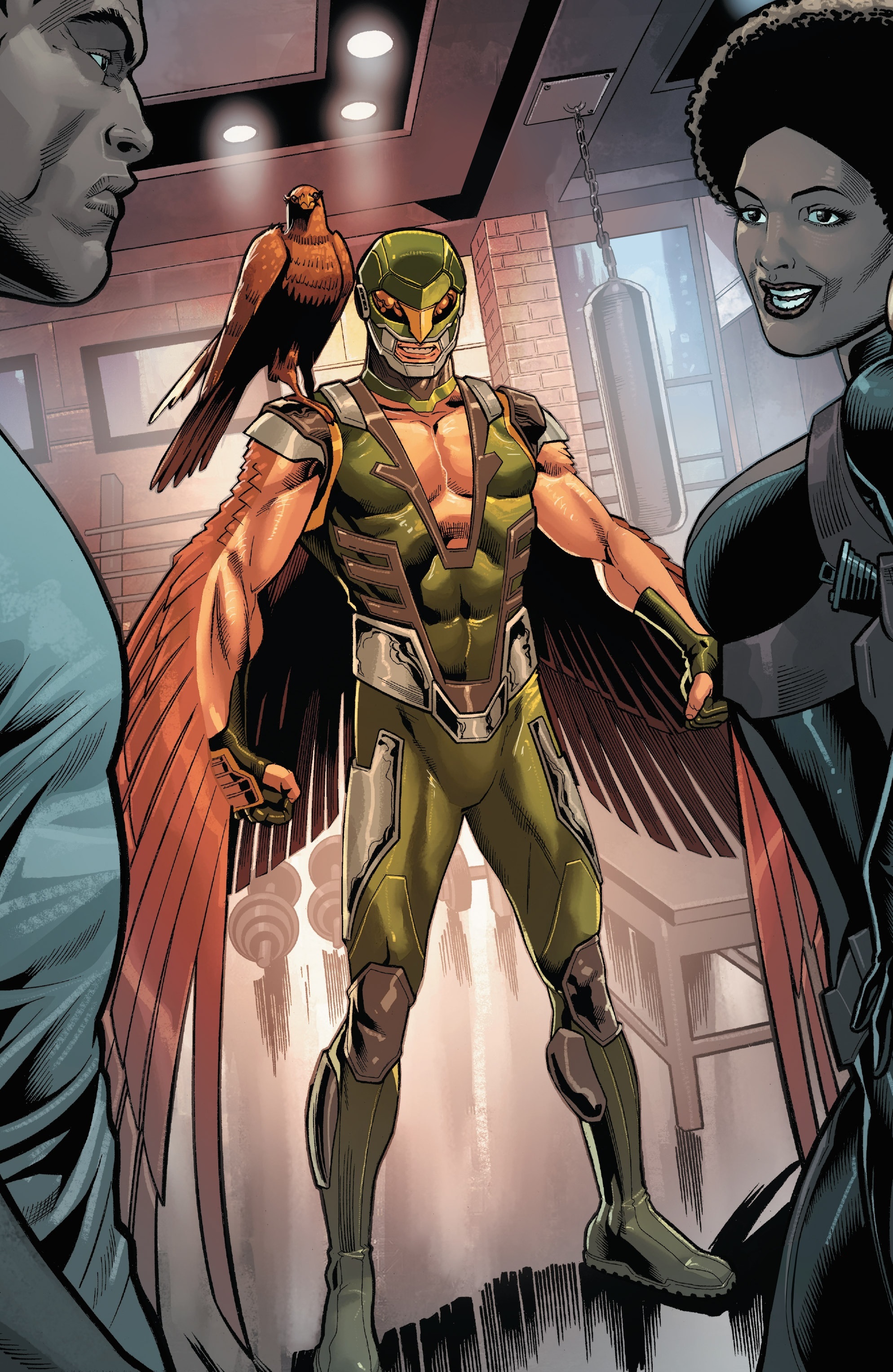 Открытки с Соколом из комиксов про Капитана Америку от Марвел.