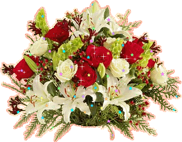 Открытки с букетом лилий скачать бесплатно. Красивые открытки с букетом лилий.