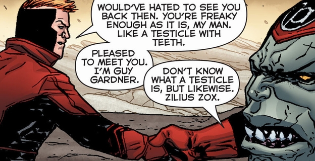 Открытки с Зилиусом Зоксом суперзлодеем из Вселенной комиксов ДС.