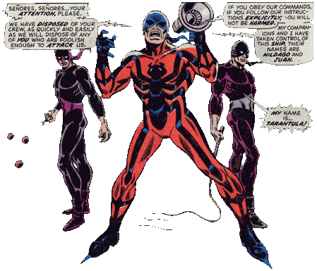 Открытки с Тарантулом врагом Человека Паука из комиксов Марвел.