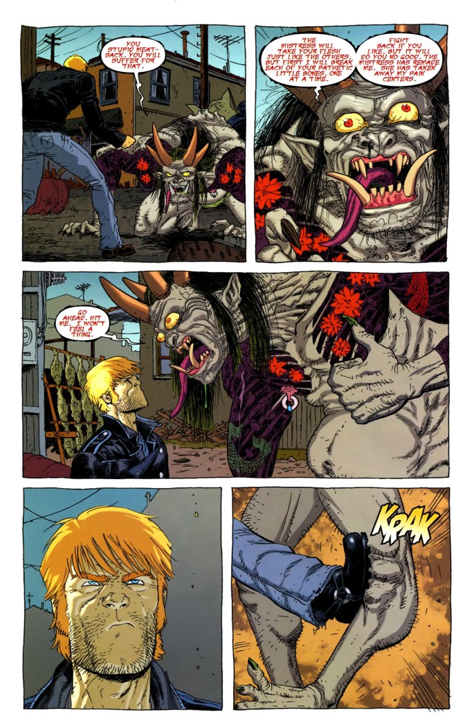 Открытки с Джони Блейзом Призрачным Гонщиком из комиксов Марвел.