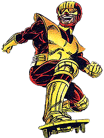 Открытки с Реактивным Гонщиком из комиксов Вселенной Марвел.