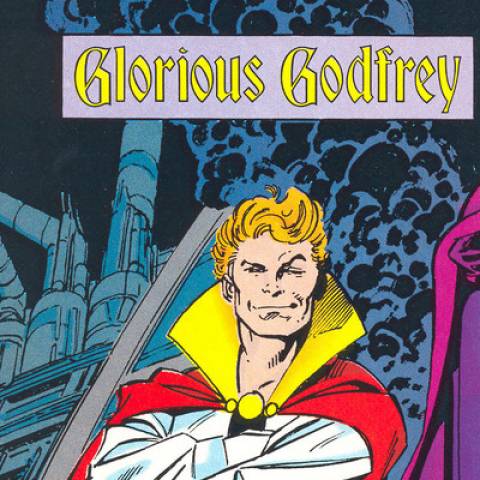 Открытки с Великолепным Годфри из Вселенной комиксов ДС скачать.