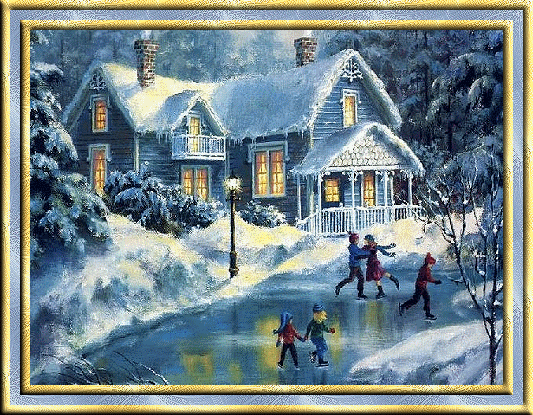 Открытки с зимней природой скачать бесплатно. Открытки с зимней природой онлайн.