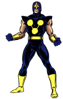 Открытки с Новой Ричардом Райдером из комиксов Вселенной Марвел.