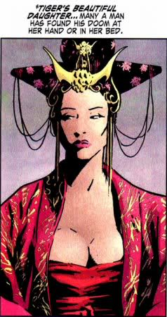 Открытки с Прекрасной Дочерью Тигра из комиксов Вселенной Марвел.