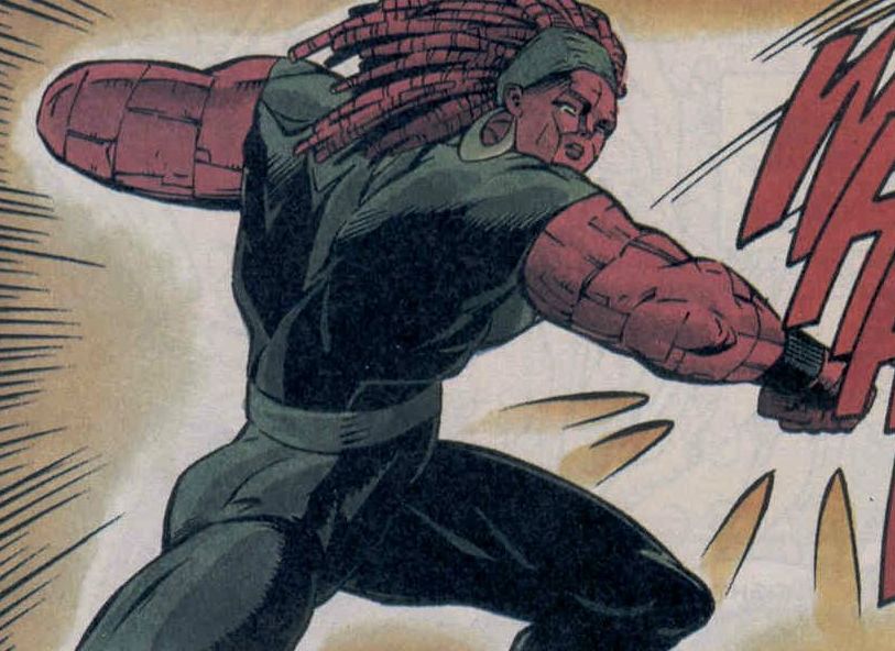 Открытки со злодеем Бриком из Вселенной комиксов ДС скачать.