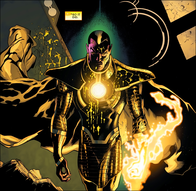 Открытки с Синестро врагом Супермэна из комиксов ДС скачать.