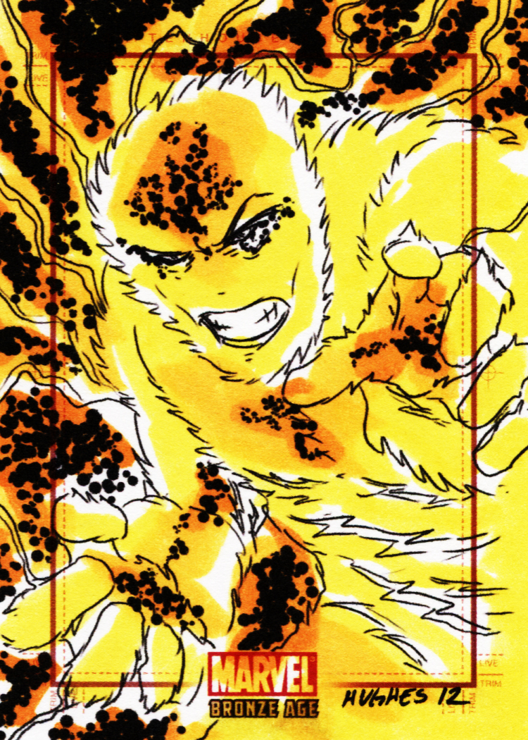 Открытки с Зззаксом злодеем из комиксов Вселенной Марвел скачать.