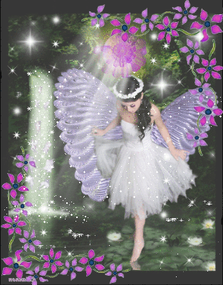 Открытки с феями gif. Анимационные открытки с феями.