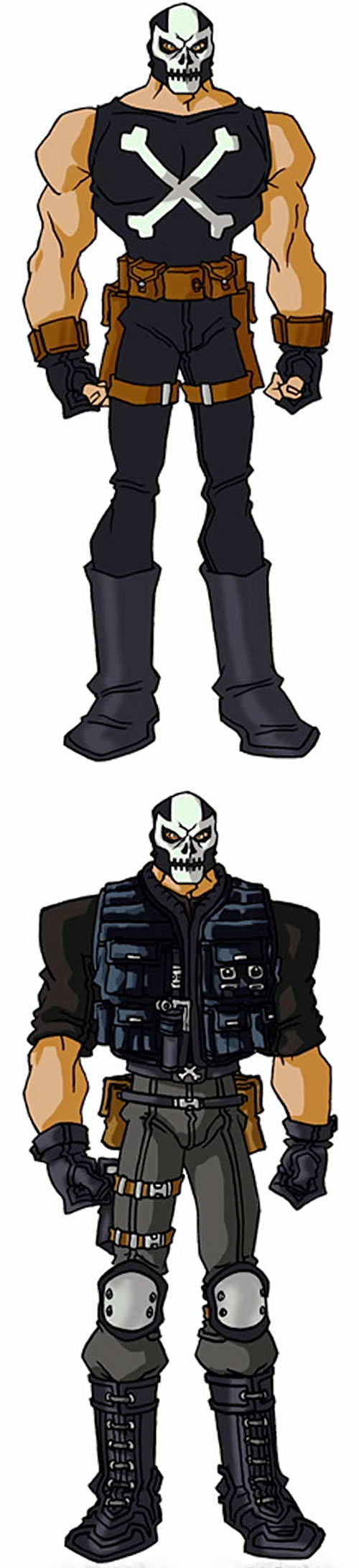 Открытки с Кроссбоунсом из комиксов Вселенной Марвел скачать.