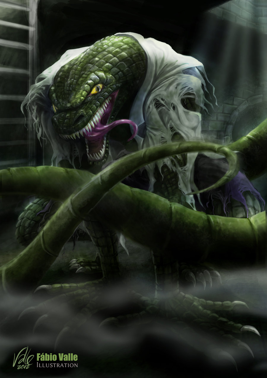 Открытки с Ящером из Спайдермена.Открытки с Ящером скачать. 