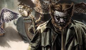 Открытки с Филином злодеем из комиксов Вселенной Марвел скачать.