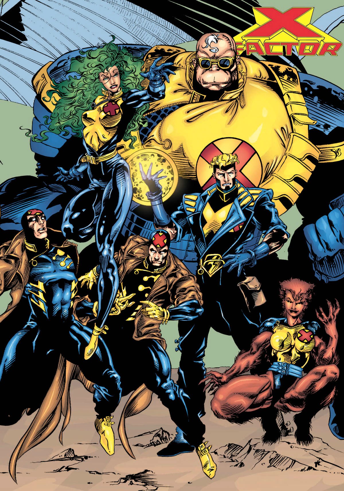 Открытки с Силачом из Людей Икс комиксов Вселенной марвел.   