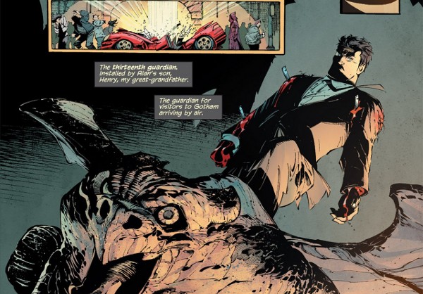 Открытки с Серой Горгульей суперзлодеем из комиксов Марвел. 