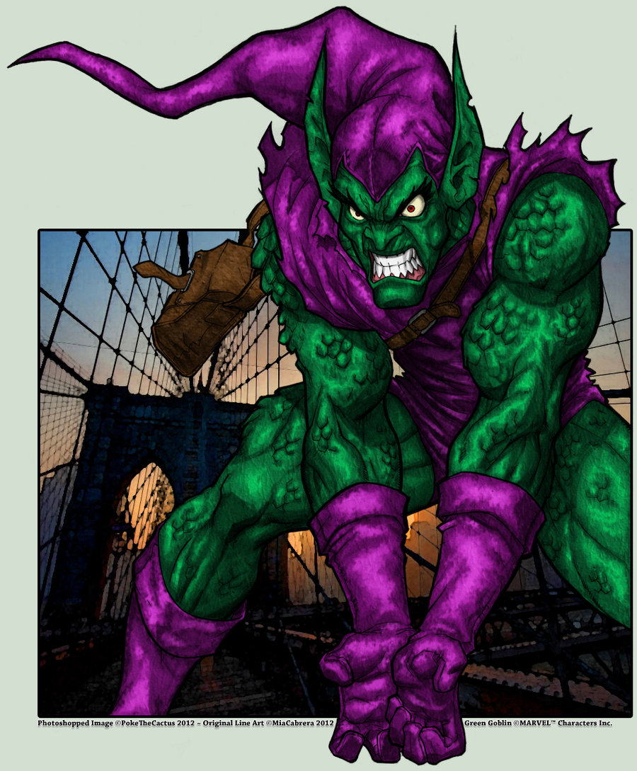 Открытки с Зелёным Гоблином по комиксам. Открытки с Зелёным Гоблином из Спайд...