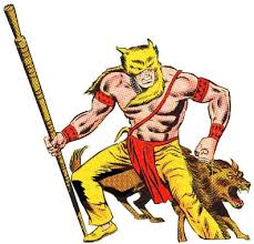 Открытки с Красным Волком индейцем супергероем из комиксов. 