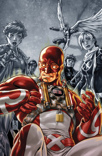 Открытки с Омегой Майклом Пойнтером из комиксов от Марвел.  